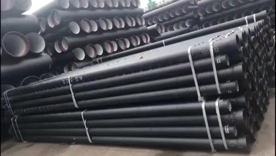 Professional Supply ISO2531 En545 K7 K9 C30 C40 100mm 300mm ISO90001 Tyton Ductile Iron Pipe Drain Sewer Pipe